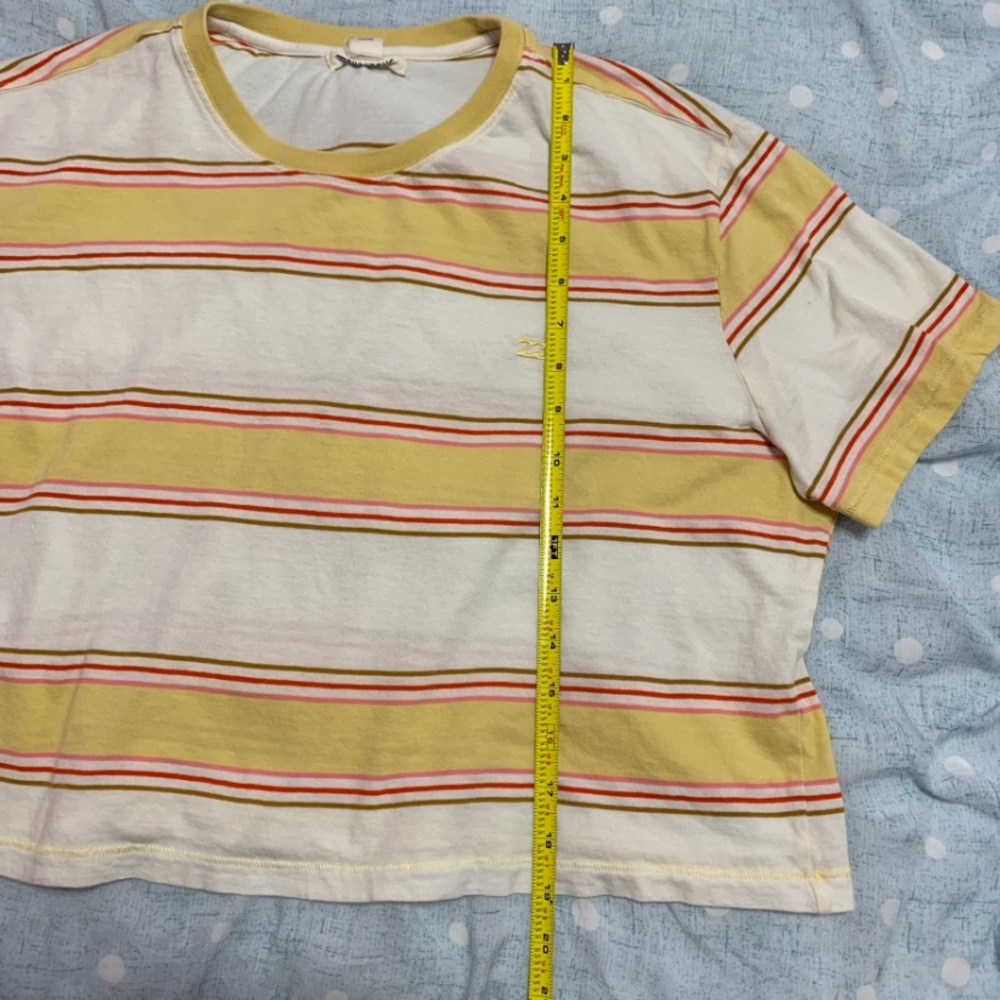 Billabong Striped Cropped Tee - Picture 5 of 8